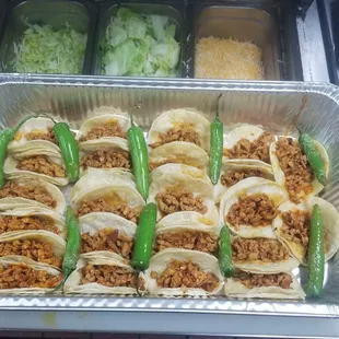 Taco platter
