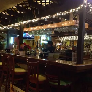 Nice bar area...