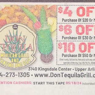 You&apos;ll Find This Coupon On The Back Of Your Receipt If You Shop At The Chambers Road Kroger.