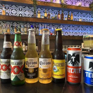 Serving a variety of favored Mexican Beers