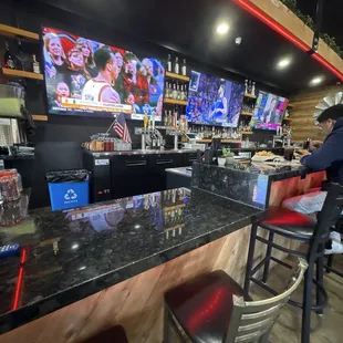 sushi and sashimi, interior