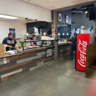 Making the magical food.