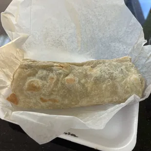 California Burrito (No cheese)
