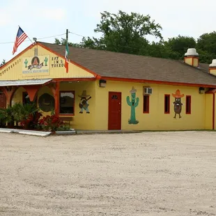 the front of the restaurant