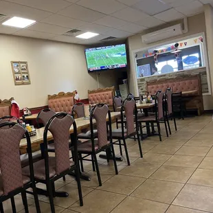 Inside seating