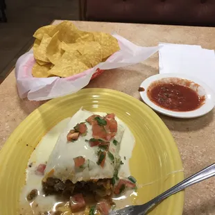 Steak burrito