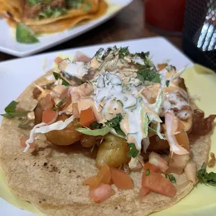 Taco de camaron