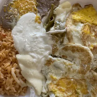 Green Chilaquiles full of salsa verde flavor. Authentic must try!