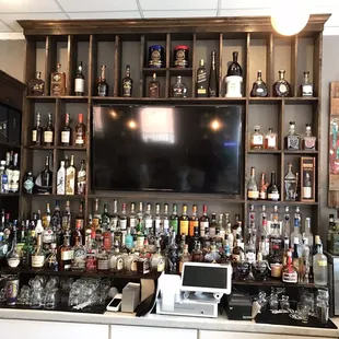 The bar area