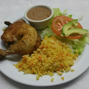 a plate of food