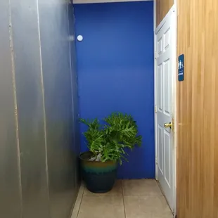 Hallway to the Restrooms.