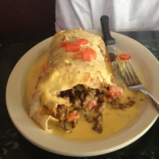 Chicken Fajita Burrito