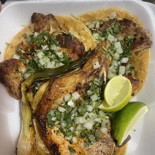 Pork Chop Tacos