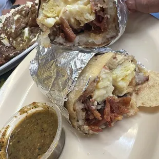 Tocino Burrito Breakfast