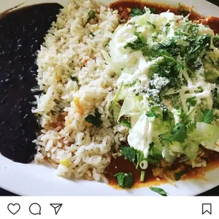 Enchiladas Combo