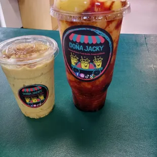 Mangonada y arroz con leche