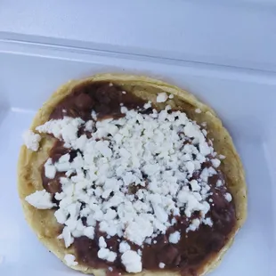 Picadita Con Frijoles