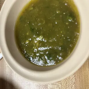 Green chili salsa