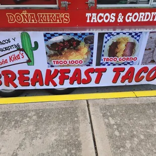 We also sereve breakfast