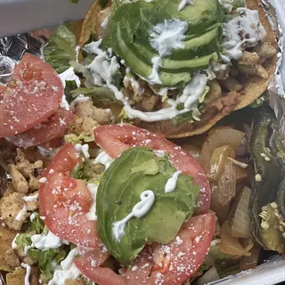 2 Chicken Tostadas