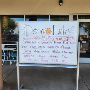 Sign for restaurant