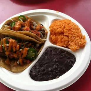 Taco plate (chicken)