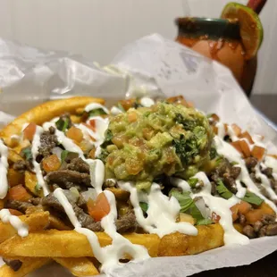 Carne Asada Loaded Fries