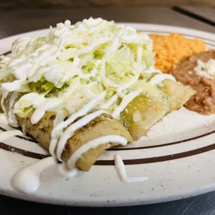 Lupes Green Enchiladas