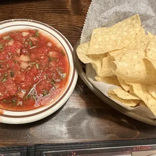 Chips and salsa were good.