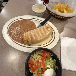Ground Beef Chimichanga