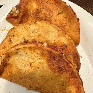 Quesabirria tacos. Meh.  Not like the pink building IYKYK