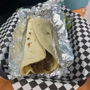 Barbacoa Burrito