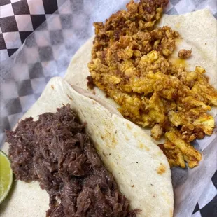 Chorizo and Egg Taco