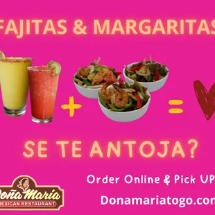 Time for Fajitas &amp; Margaritas..Strawberry, Peach, Mango, Cadilliac's.