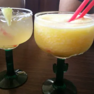 Mango and Cadillac margaritas