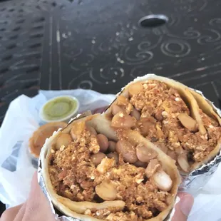 Chorizo Con Huevos Breakfast Burrito