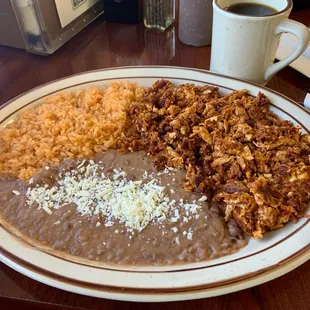 Huevos con chorizo!
