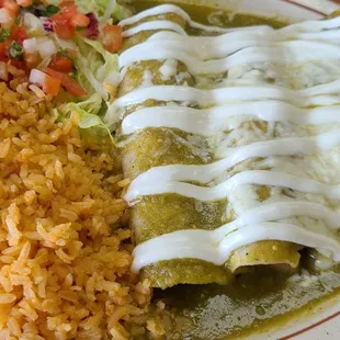 Veggie enchiladas