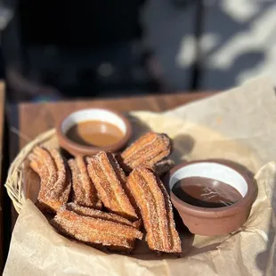 Always end the meal with their churros. It comes with caramel sauce and a chocolate sauce. So yummy!!