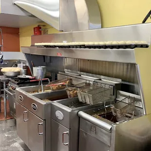 a commercial kitchen