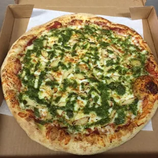 Chicken Pesto Pizza