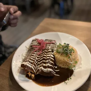 Enchiladas de Mole