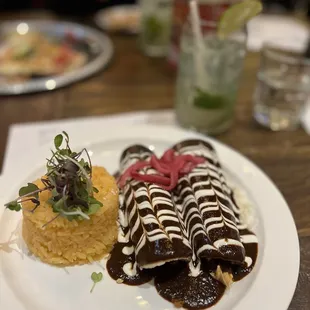 Enchiladas de Mole