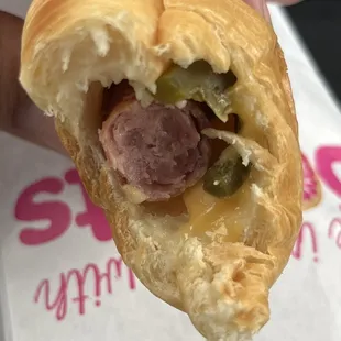 Sausage Jalapeño and cheese kolache