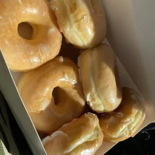 1/2 dozen fluffy glazed 4.99!
