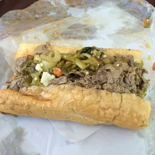 The Italian Beef, yummy