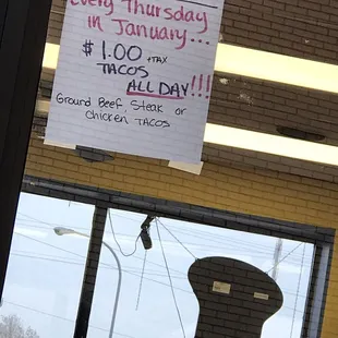 Apparently, they serve tacos!