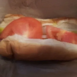 Hot dog (2 w/fries $4 + tax)