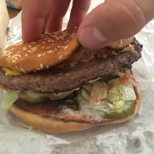 SuperBurger w/cheese