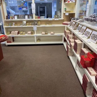 Pre packaged boxes, at end of day